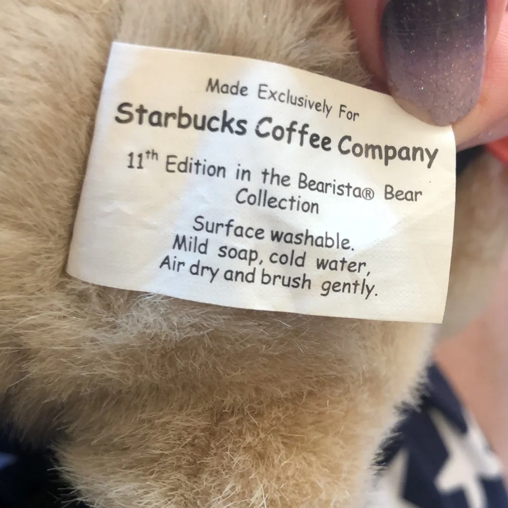 Starbucks Bearista Bear Witch Halloween Boo 2000 11th Edition Barista Plush
